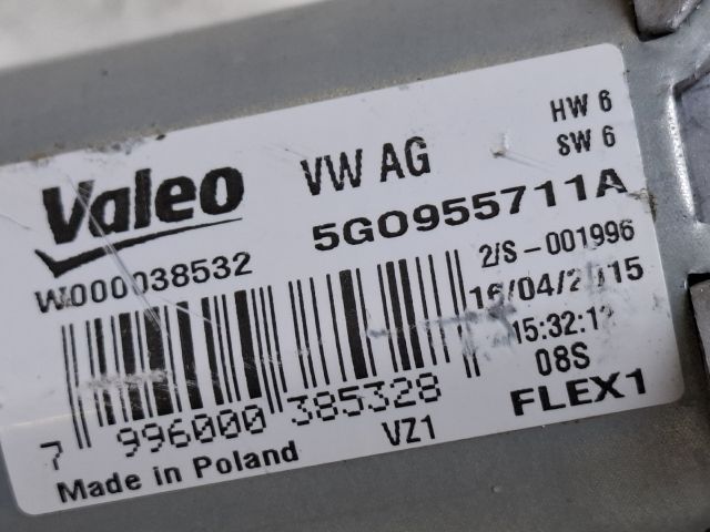 bontott VW PASSAT B8 Hátsó Ablaktörlő Motor