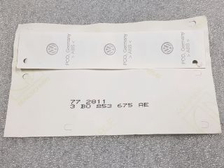 bontott VW PASSAT B8 Hátsó Embléma