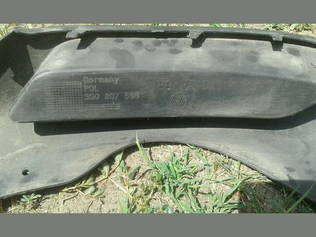 bontott VW PASSAT B8 Hátsó Lökhárító Alsó (Műanyag)