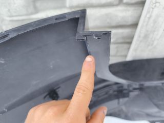 bontott VW PASSAT B8 Hátsó Lökhárító (Üresen)