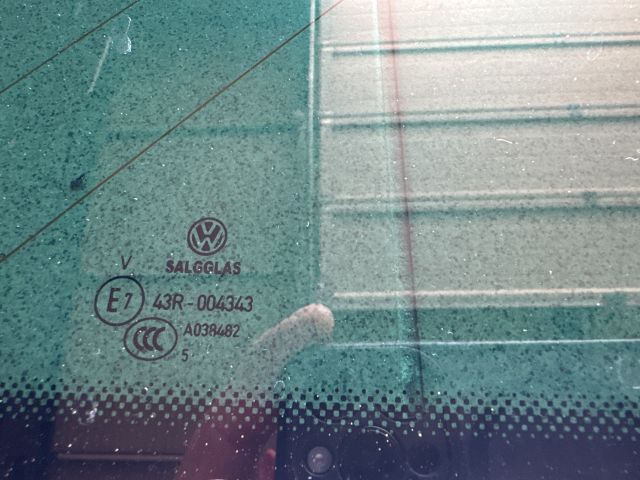 bontott VW PASSAT B8 Jobb C Oszlop Oldalablak Üveg