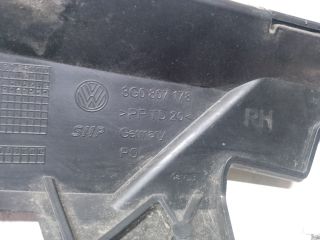 bontott VW PASSAT B8 Jobb első Oldal Lökhárító Tartó (Műanyag)