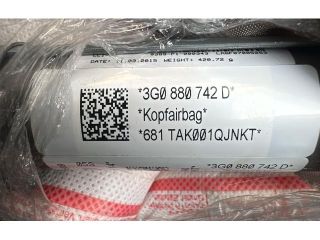 bontott VW PASSAT B8 Jobb Fejlégzsák