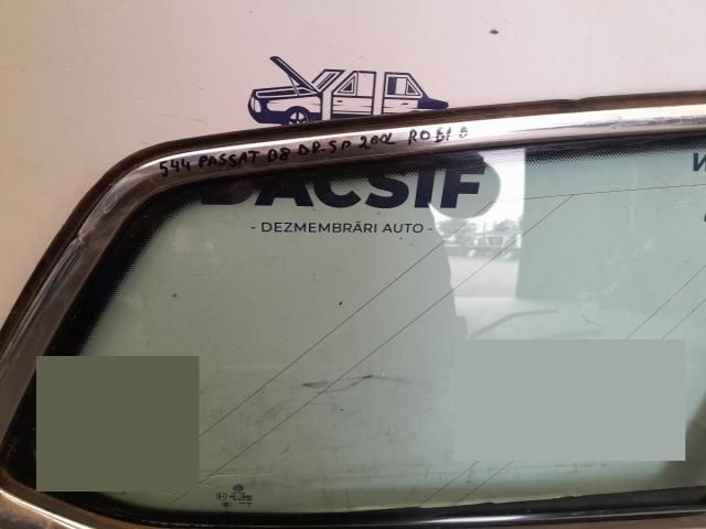 bontott VW PASSAT B8 Jobb hátsó Ablak