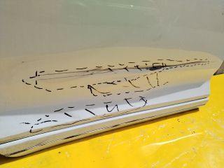 bontott VW PASSAT B8 Jobb hátsó Ajtó (Üres lemez)