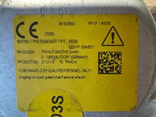 bontott VW PASSAT B8 Jobb hátsó Biztonsági Öv