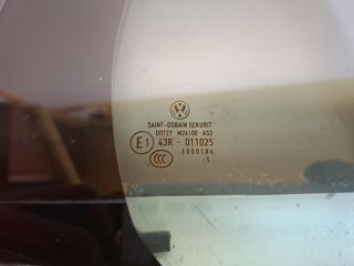 bontott VW PASSAT B8 Jobb hátsó Fixüveg (Ajtóban)