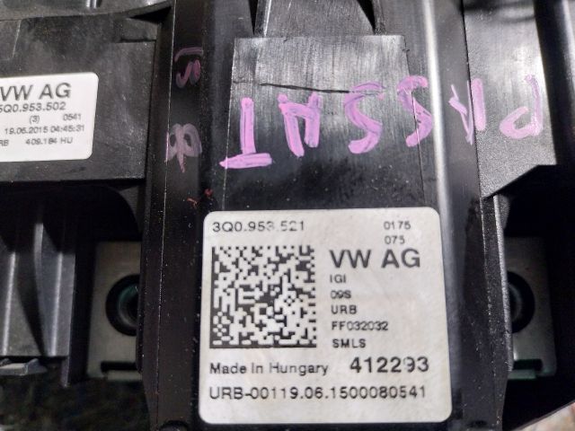 bontott VW PASSAT B8 Komplett Kormánykapcsoló (Bajuszkapcsoló)
