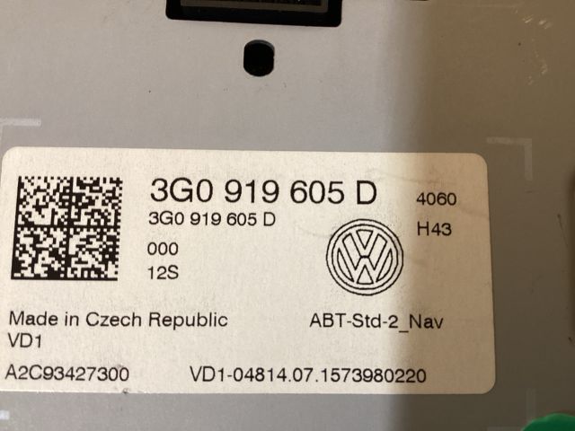 bontott VW PASSAT B8 Multifunkciós Kijelző