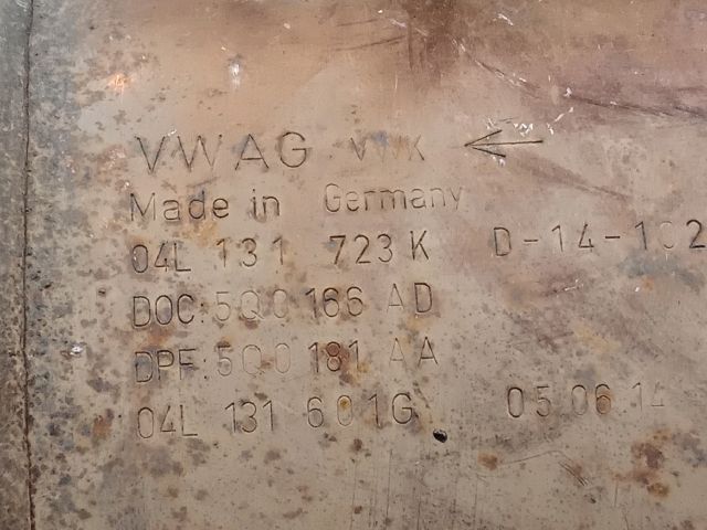 bontott VW PASSAT B8 Részecskeszűrő