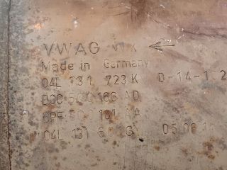 bontott VW PASSAT B8 Részecskeszűrő