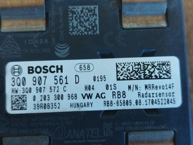 bontott VW PASSAT B8 Távolságtartó Szenzor
