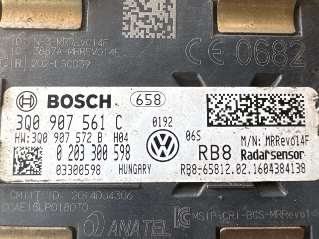 bontott VW PASSAT B8 Távolságtartó Szenzor