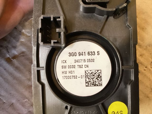 bontott VW PASSAT B8 Világítás Kapcsoló