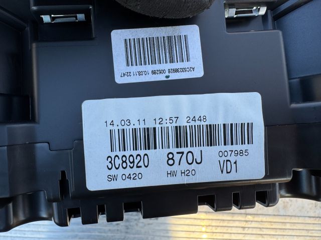 bontott VW PASSAT CC Kilométeróra