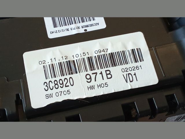 bontott VW PASSAT CC Kilométeróra