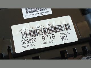 bontott VW PASSAT CC Kilométeróra