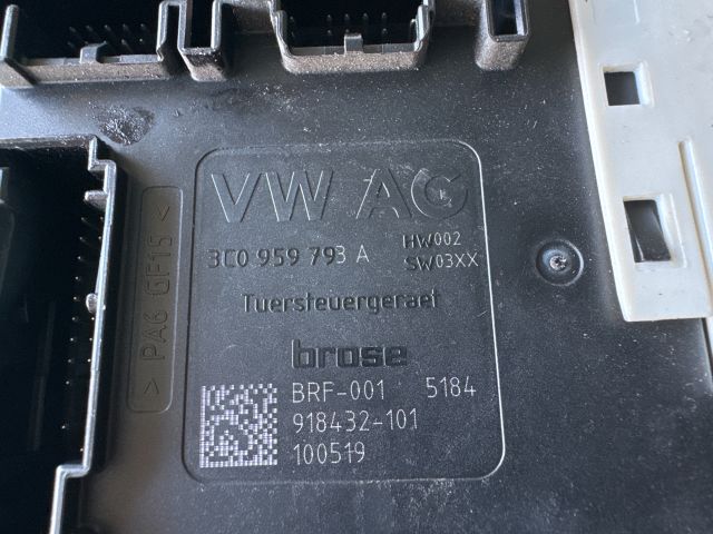 bontott VW PASSAT CC Bal első Ablakemelő Motor