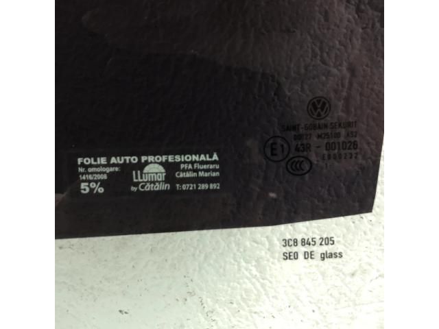 bontott VW PASSAT CC Bal hátsó Ablak