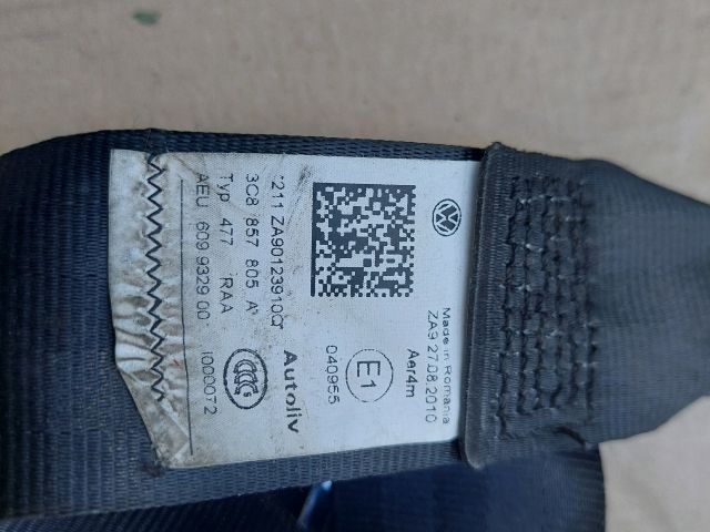 bontott VW PASSAT CC Bal hátsó Biztonsági Öv