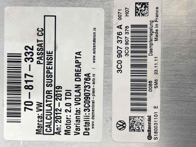 bontott VW PASSAT CC Futómű Vezérlő Modul