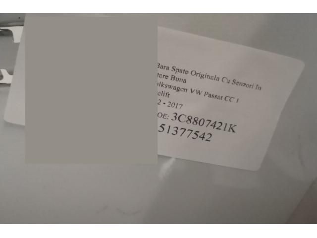 bontott VW PASSAT CC Hátsó Lökhárító (Részeivel)