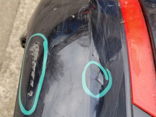 bontott VW PASSAT CC Hátsó Lökhárító (Részeivel)