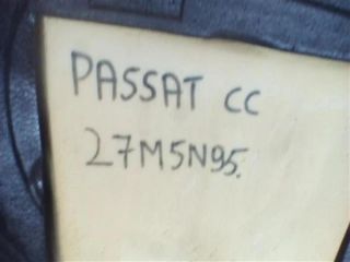 bontott VW PASSAT CC Hátsó Ülés