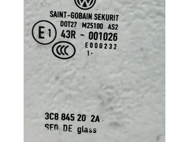 bontott VW PASSAT CC Jobb első Ablak