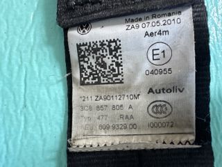 bontott VW PASSAT CC Jobb hátsó Biztonsági Öv