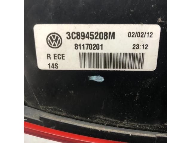 bontott VW PASSAT CC Jobb Külső Hátsó Lámpa