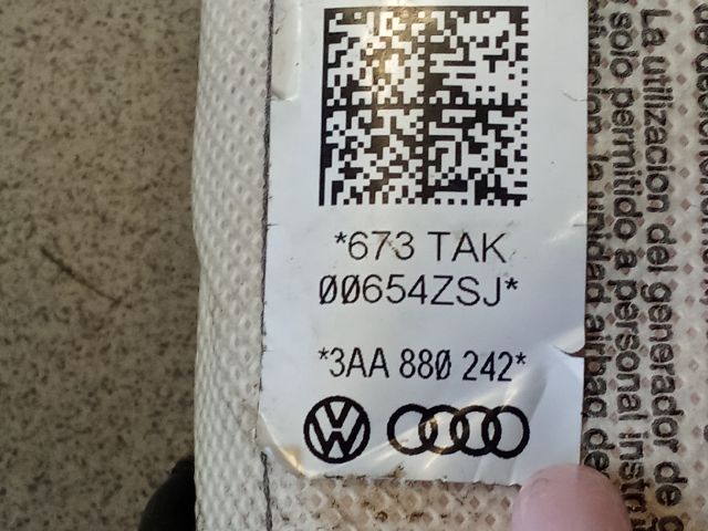 bontott VW PASSAT CC Jobb Oldallégzsák