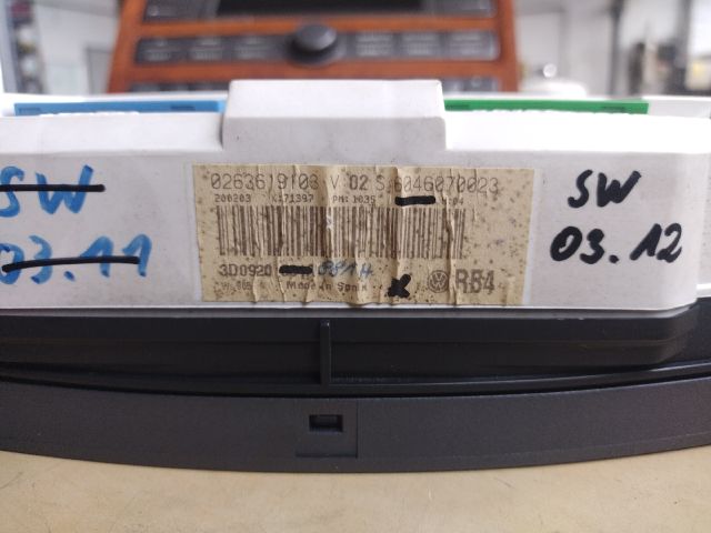 bontott VW PHAETON Kilométeróra