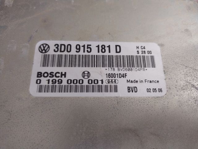 bontott VW PHAETON Akkumulátor Komfort Elektronika