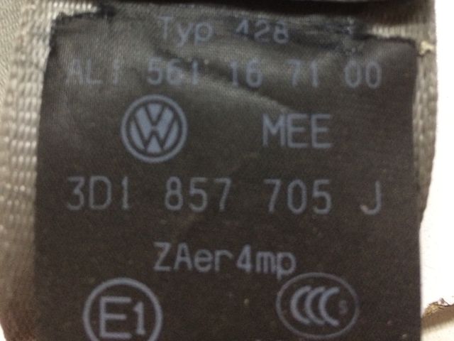 bontott VW PHAETON Bal első Biztonsági Öv