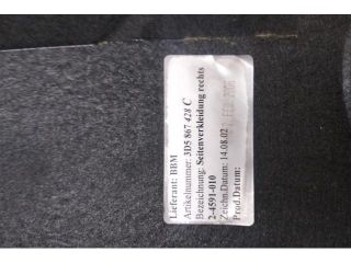 bontott VW PHAETON Bal hátsó Csomagtér Burkolat (Műanyag)