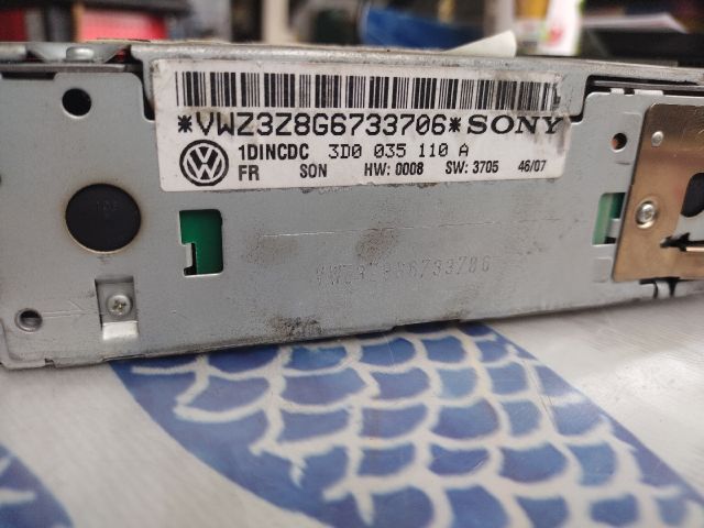 bontott VW PHAETON CD / DVD Tár