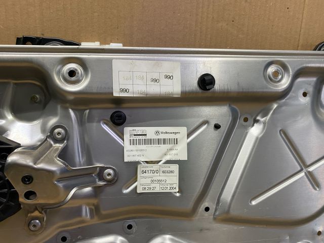 bontott VW PHAETON Jobb első Ablakemelő Szerkezet (Elektromos)