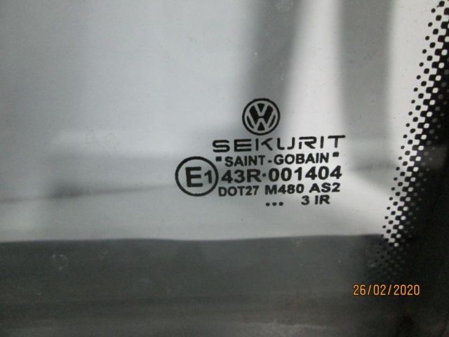 bontott VW PHAETON Jobb hátsó Fixüveg (Ajtóban)