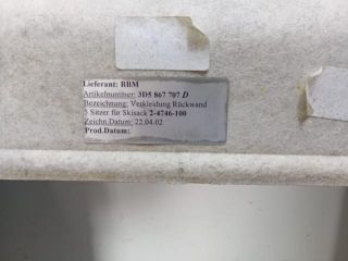 bontott VW PHAETON Padlószőnyeg