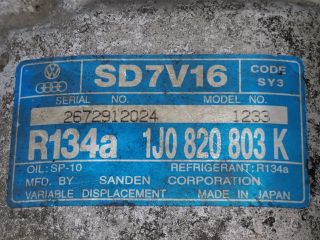 bontott VW POLO CLASSIC Klímakompresszor