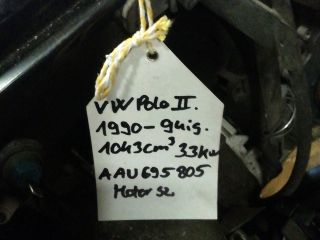 bontott VW POLO II Motor (Fűzött blokk hengerfejjel)