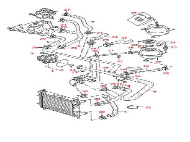 bontott VW POLO II Vízcső