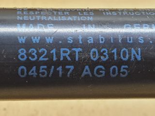 bontott VW POLO II Gázrugós Kitámasztó Teleszkóp Pár Csomagtérajtó