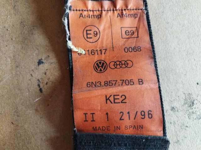 bontott VW POLO III Bal első Biztonsági Öv