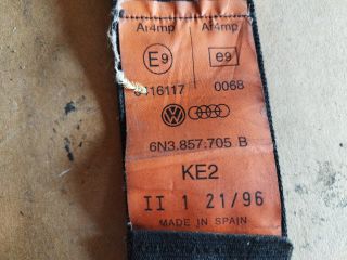 bontott VW POLO III Bal első Biztonsági Öv