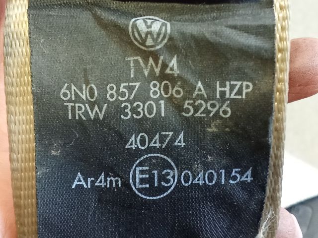 bontott VW POLO III Hátsó Biztonsági Öv Szett