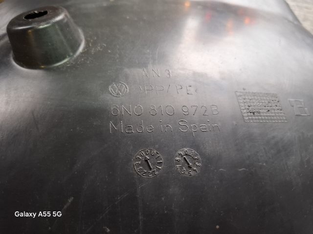 bontott VW POLO III Jobb hátsó Dobbetét (Kerékjárati, Műanyag)