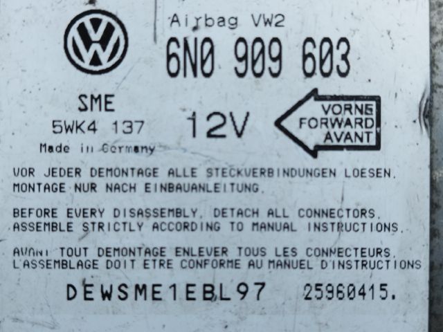 bontott VW POLO III Légzsák Elektronika