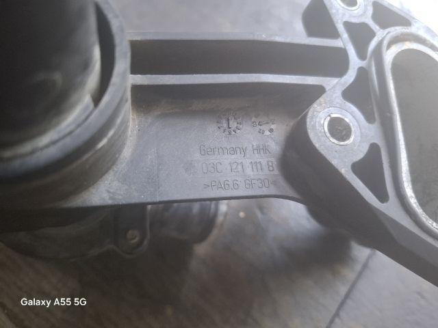 bontott VW POLO IV Termosztátház Csővel